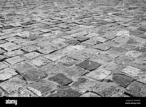 Abstract Background Of Old Cobblestone Pavement Stock Photo Alamy