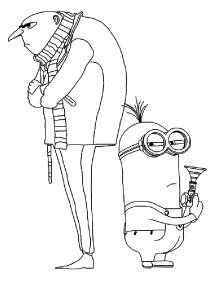 Despicable Me Coloring pages for kids (Free PDF printables)