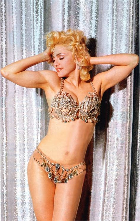 Madonna Sexy Cleavage Bikini Remarkable Women Beauties Legends