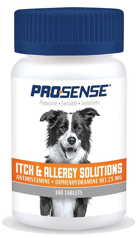 Pro Sense Itch And Allergy Solutions For Pets 100 Ct