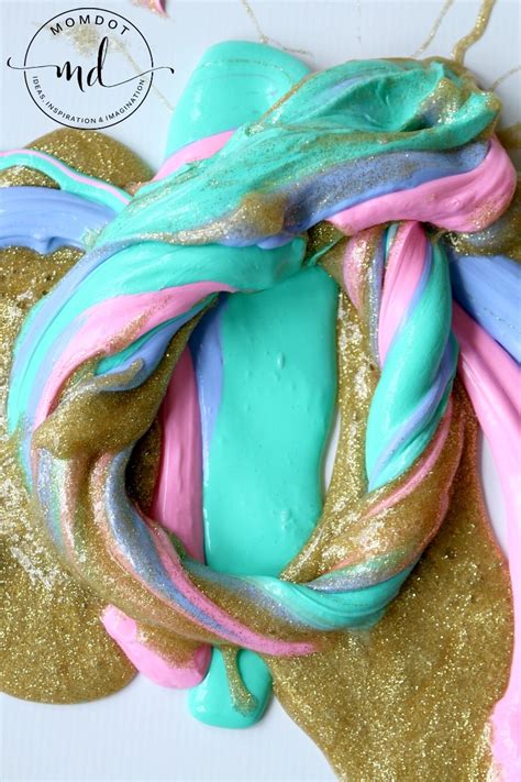 All posts should contribute quality content or add to the discussion. Mermaid Fluffy Slime Easy Recipe with Liquid Starch
