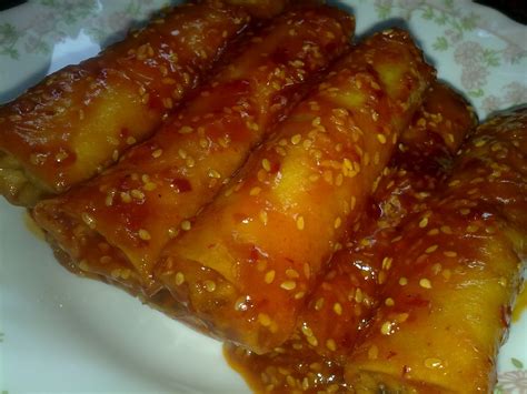 Popia sira pedas rangup seharian. Cheq Da: Popia Sira Pedas untuk menu berbuka...