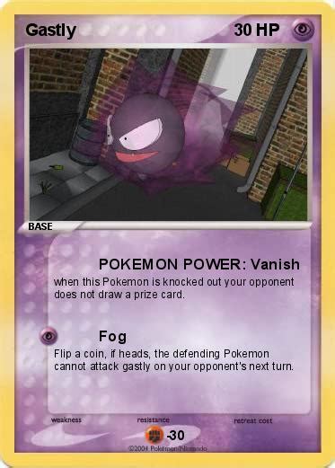 083 gastly 084 haunter 085. Pokémon Gastly - POKEMON POWER: Vanish - My Pokemon Card