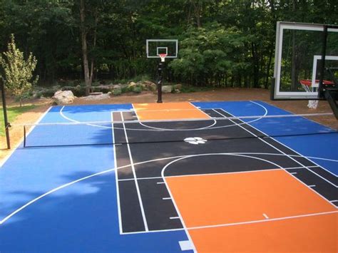 Learn all about tennis court construction costs. Backyard Basketball Court Ideas To Help Your Family Become ...