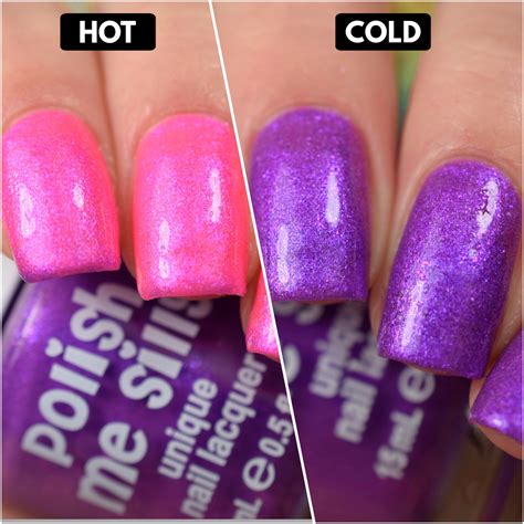 Jam And Jelly Neon Pop Thermal Color Changing Pink Purple Nail Polish