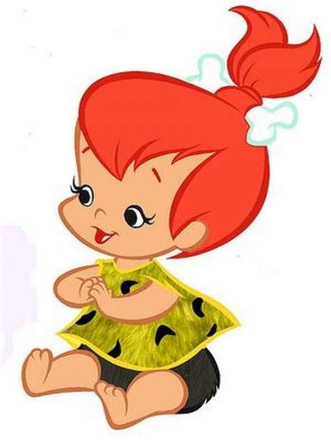 Emma Mouth Hair Favorite Cartoon Character Pebbles Flintstone