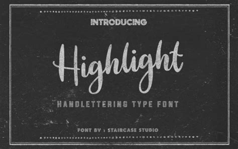 Highlight Script Font Download Fonts
