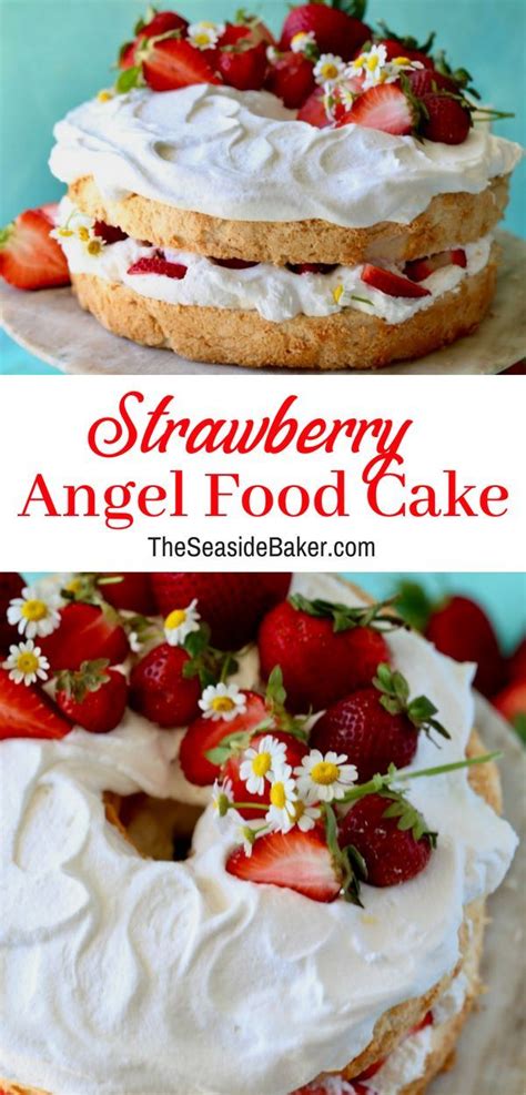Whole wheat strawberry cake is a soft, moist cake perfect for the summer or spring season. Strawberry Angel Food Cake | A light cake layered with ...