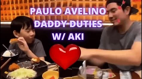 paulo avelino recently posts a video with son aki spending quality time together youtube