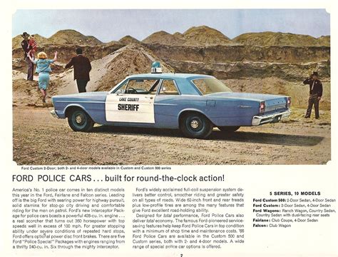 1966 Ford Police Cars Brochure