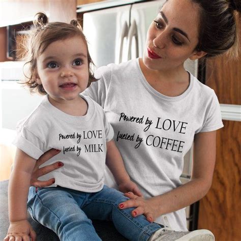 powered by love mom and daughter matching t shirts mommy and etsy mommy and me outfits mom