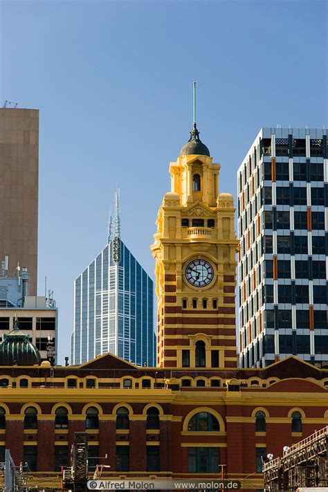 Photo Of Flinders Station Clock Tower Central Melbourne Melbourne