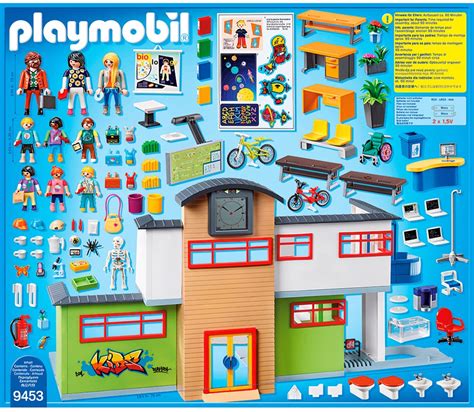 Playmobil City Life 9453 Große Schule Mit Einrichtung Michls