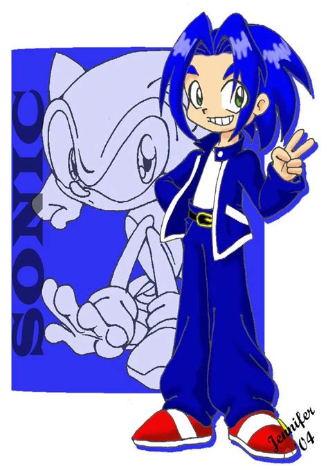 Human Sonic Redo By Chibi Jen Hen On Deviantart Cartoon Characters