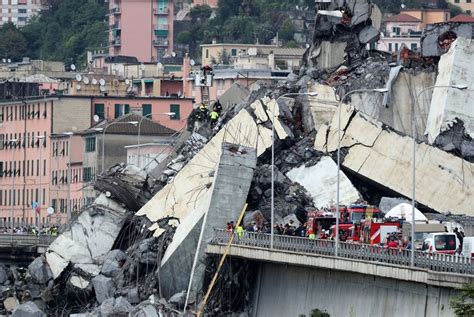 Beim einsturz der vierspurigen autobahnbrücke in der italienischen hafenstadt genua sind zahlreiche menschen ums leben gekommen. Ingestorte brug "gevolg van achterstallig onderhoud", drie ...