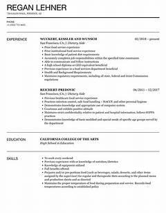 Dietary Aide Job