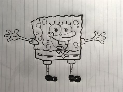 Spongebob Doodle Doodle Drawings Doodles Drawings