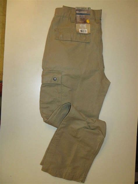 Carhartt Mens Rugged Cargo Pant Relaxed Fit Dark Khaki 32 X 34