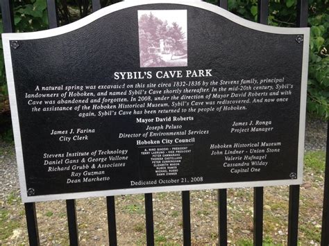 Sybils Cave Park Frank Sinatra Dr Hoboken Nj Parks Mapquest
