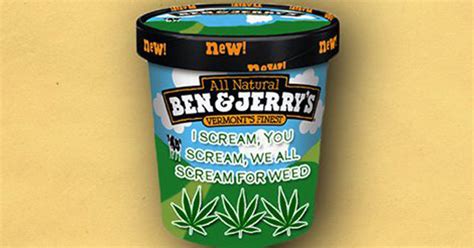 ben and jerry on board with cannabis ice cream weedist