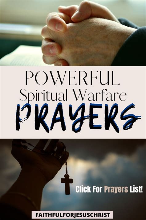 Powerful Spiritual Warfare Prayers In 2020 Spiritual Warfare Prayers