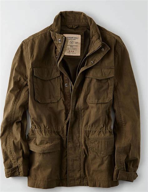 Brown Military Jacket Jackets