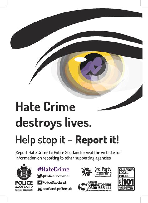 Hate Crime Poster Digital Sentinel