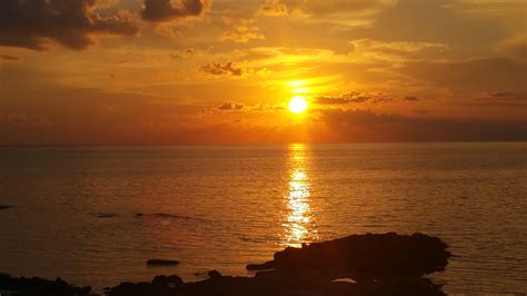 Free Images Beach Coast Ocean Horizon Cloud Sunrise Sunlight Dawn Dusk Evening