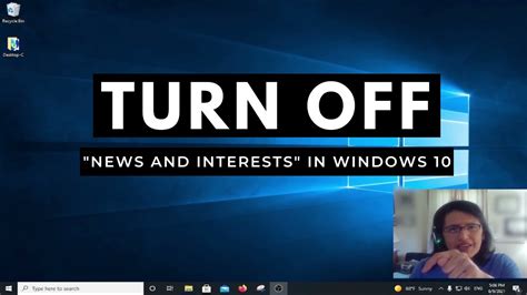 2021 Tutorial Turn Off News And Interests Feature In Windows 10