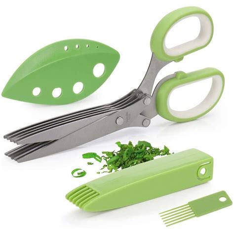 Thsinde Gourmet Herb Scissors Set Master Culinary Multipurpose