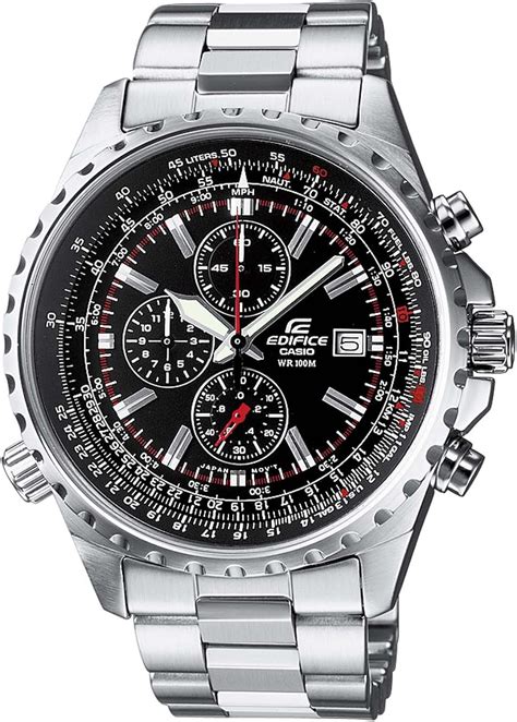 casio edifice ef 527d 1avef men s analog quartz watch with chronograph steel bracelet and date