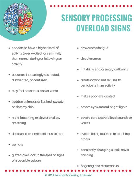 Sensory Processing Overload Signs Sensory Processing Explained