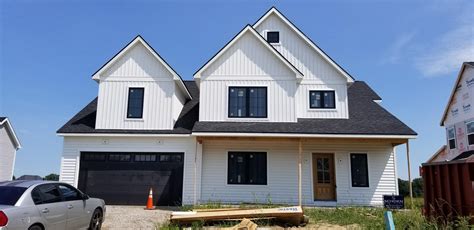 This gorgeous combination pairs well with the modern farmhouse exterior as well as the coastal california look that has become popular in recent years. What color/style window blinds would you do? We have a ...