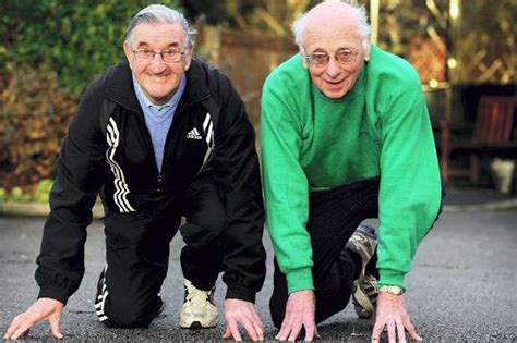 Grandads on their marks for as Olympic torch bearers - Manchester
