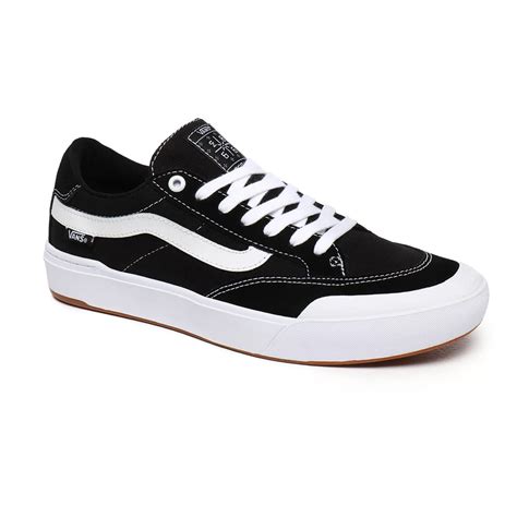 Skate Shoes Vans Berle Pro Blacktrue White Snowboard Zezula