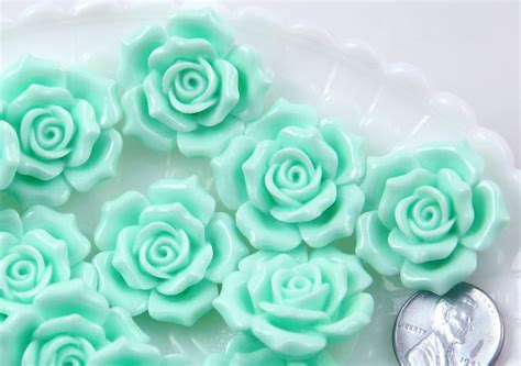 Today's video is the third of the purple flower series. 26x27x10-mint-green-resin-rose-roses-flower-flowers ...