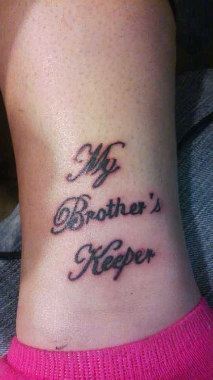 Brothers Keeper Tattoo Designs