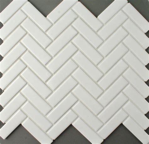 Matt White Herringbone Mosaic Tiles Wholesale Prices Direct Importer