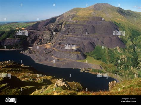Dinorwig Dinorwic Slate Quarry Snowdonia Gwynedd North West Wales Uk