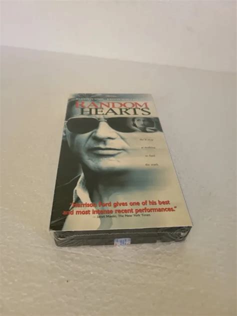 RANDOM HEARTS VHS Tape Harrison Ford Movie Kristin Scott Thomas