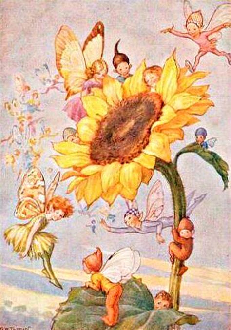 Sunflower Fairy Canvas Wall Art Fairy Magic Fairy Art Fairy Pictures