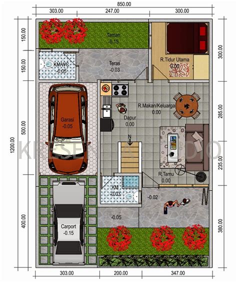 72 Contoh Desain Rumah Minimalis Modern 2 Lantai Ukuran ...