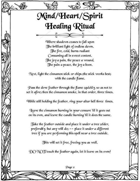 Healing Ritual Wicca Healing Spells Healing Spell