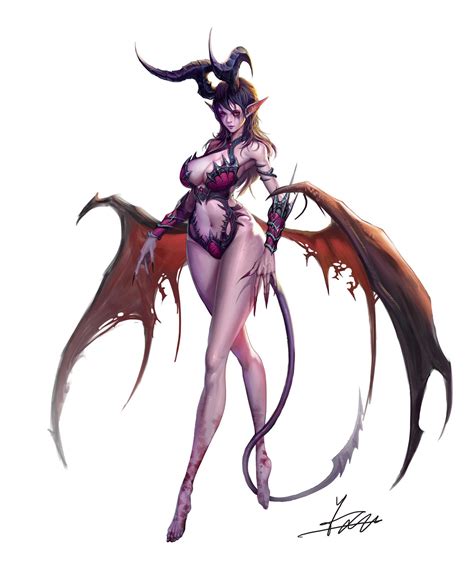 Succubus Queen Concept Art Characters Fantasy Demon Fantasy Character Design