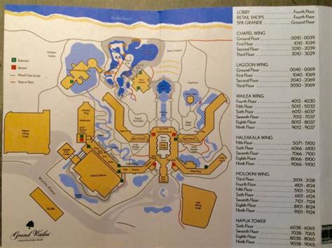 Wailea Marriott Resort Map