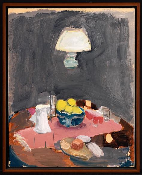 Nonchalant Fairfield Porter Still Life With Suspended Lamp