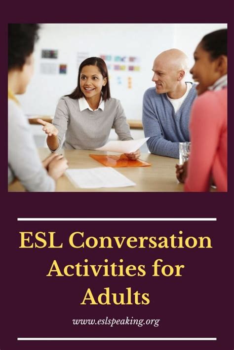 Esl Conversation Activities For Adults Top 25 Esl Class Adults