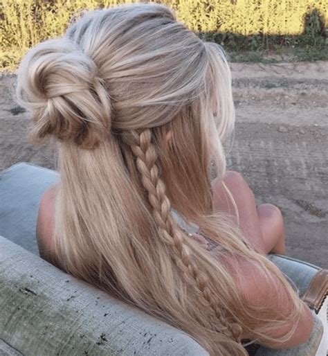 35 Best Half Up Half Down Bun Hairstyles That Dont Look Messy