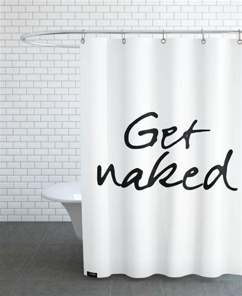 Get Naked Shower Curtain Juniqe