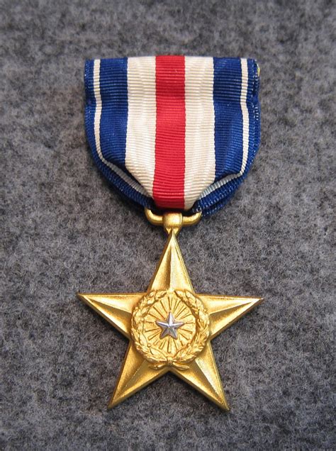 Us Silver Star Medal Numbered For Review